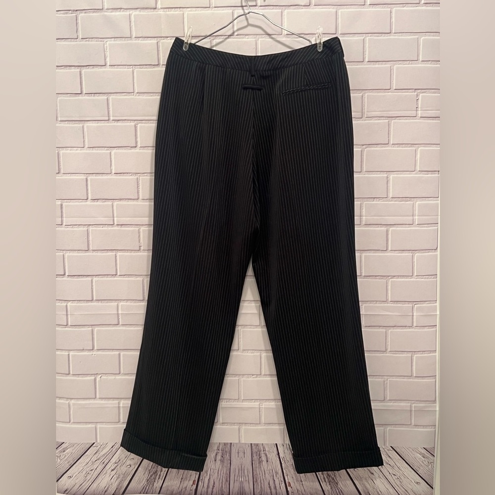 LARRY LEVINE women black dress pants/size 14